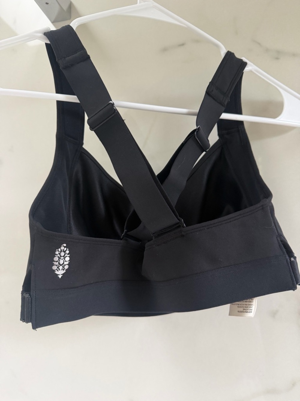 FP Movement by Free People Black Adjustable-Back Sports Bra